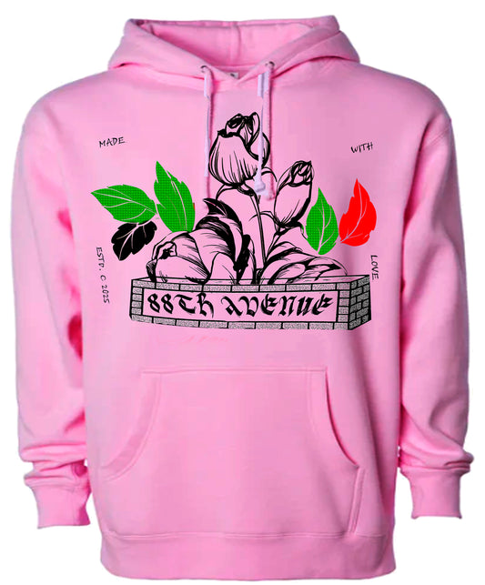 No Zip-Up Kangaroo-Neck Hoodie -  Made with Love