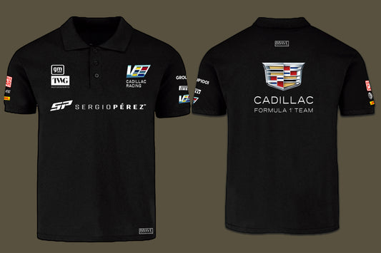 Short Sleeve Shirt Polo - Cadilac 2026 Formula 1 Model 09