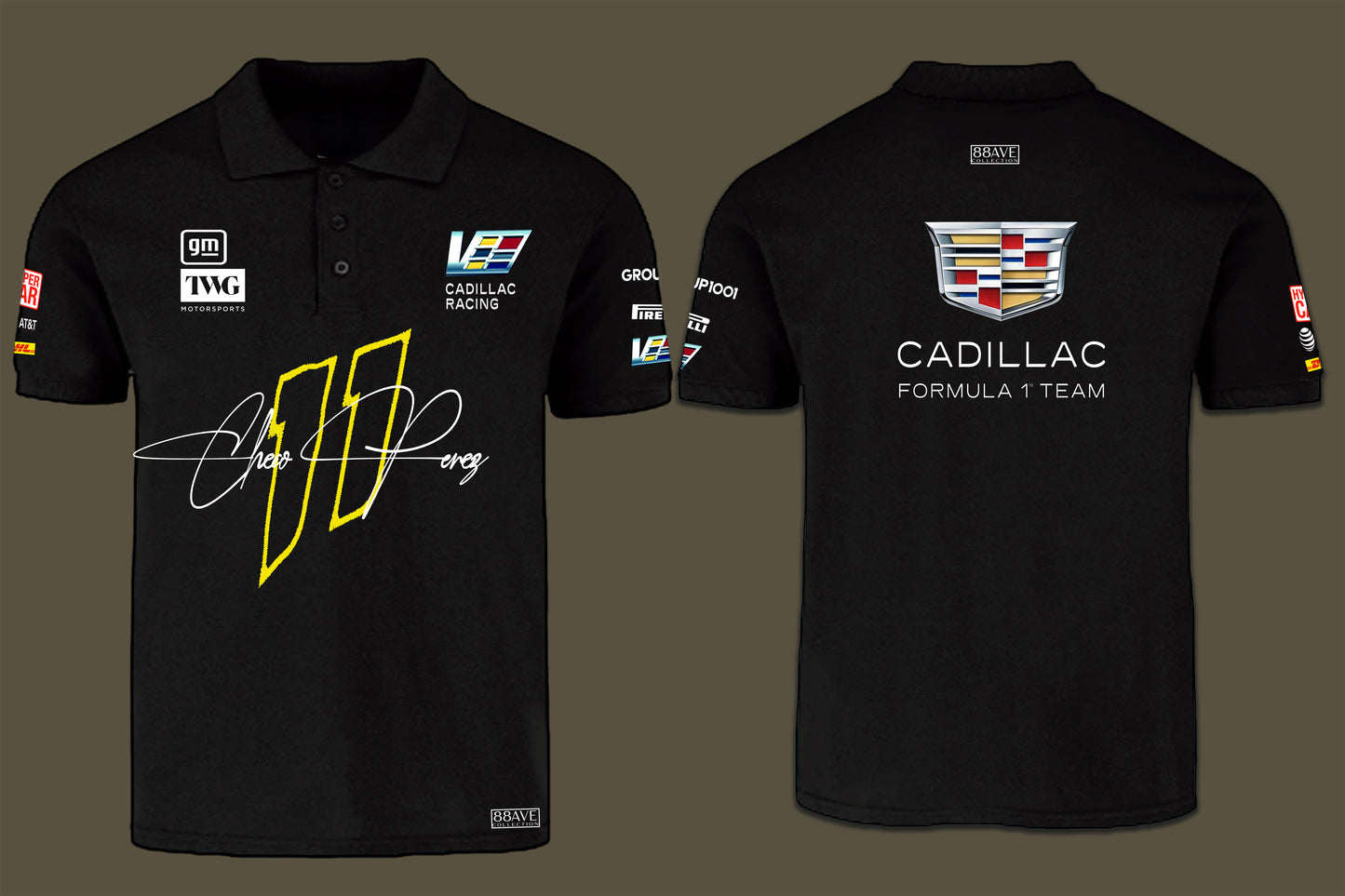 Short Sleeve Shirt Polo - Cadilac 2026 Formula 1 Model 10
