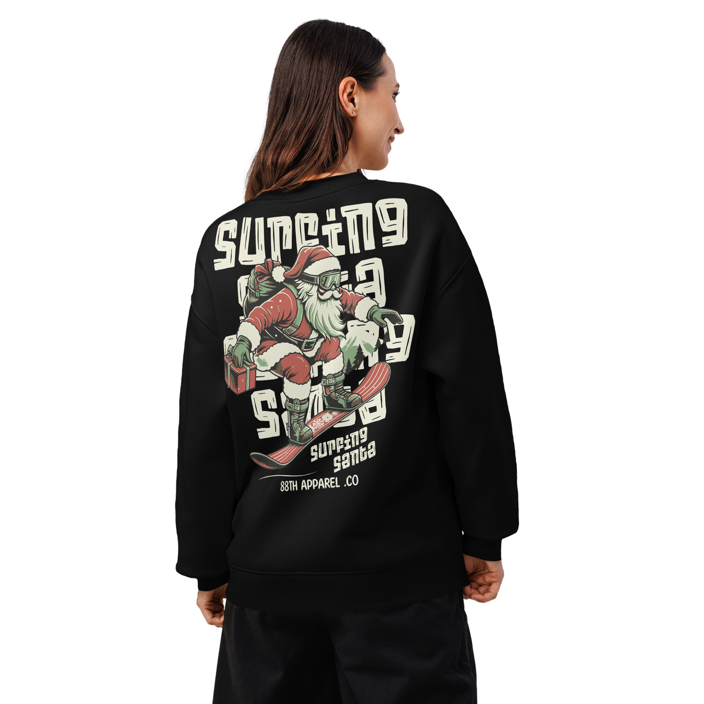Surfing Santa - Sweatshirt